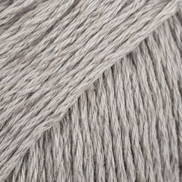 drops bomull-lin uni light grey (15) - 50gr (85mt) | 1st