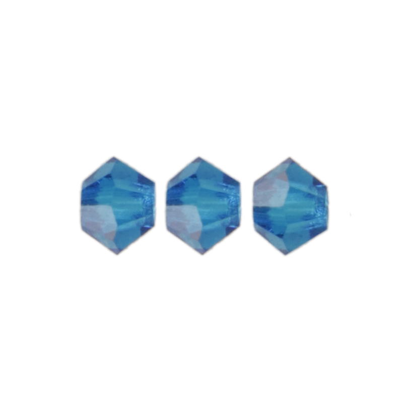 bicone preciosa capri blue 3mm | 40pc