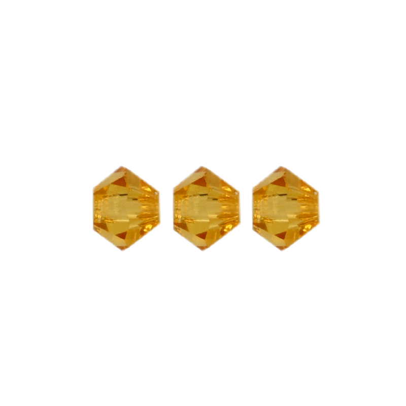 bicone preciosa topaz 3mm | 40pc
