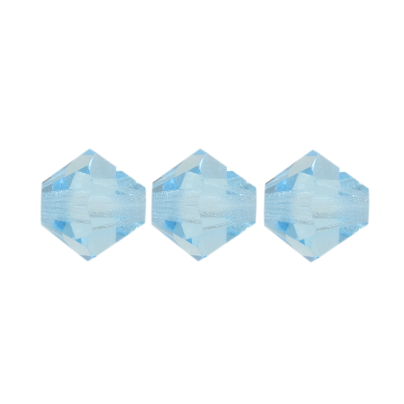 bicone preciosa aquamarine 6mm | 24pc