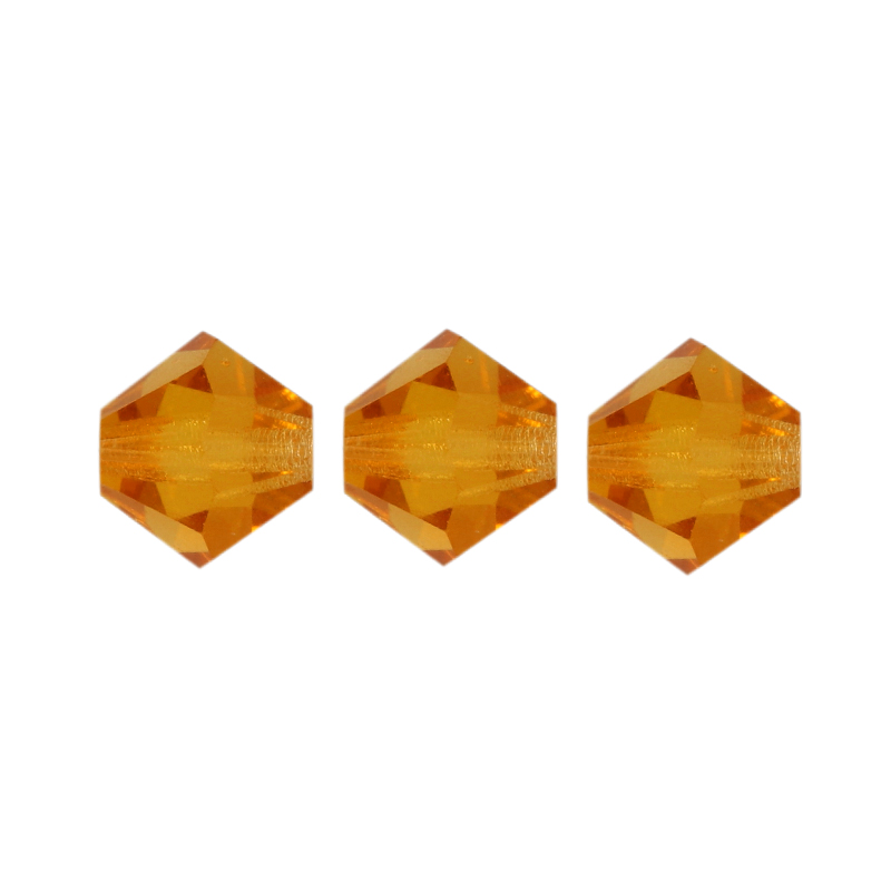 bicone preciosa topaz 6mm | 24pc