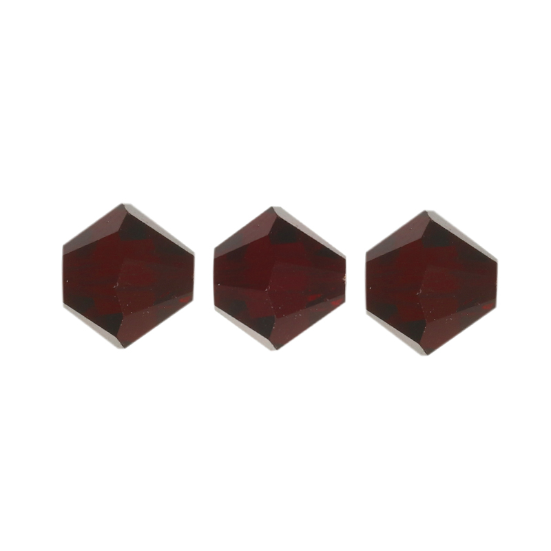 doppelkegel preciosa garnet 6mm | 24st