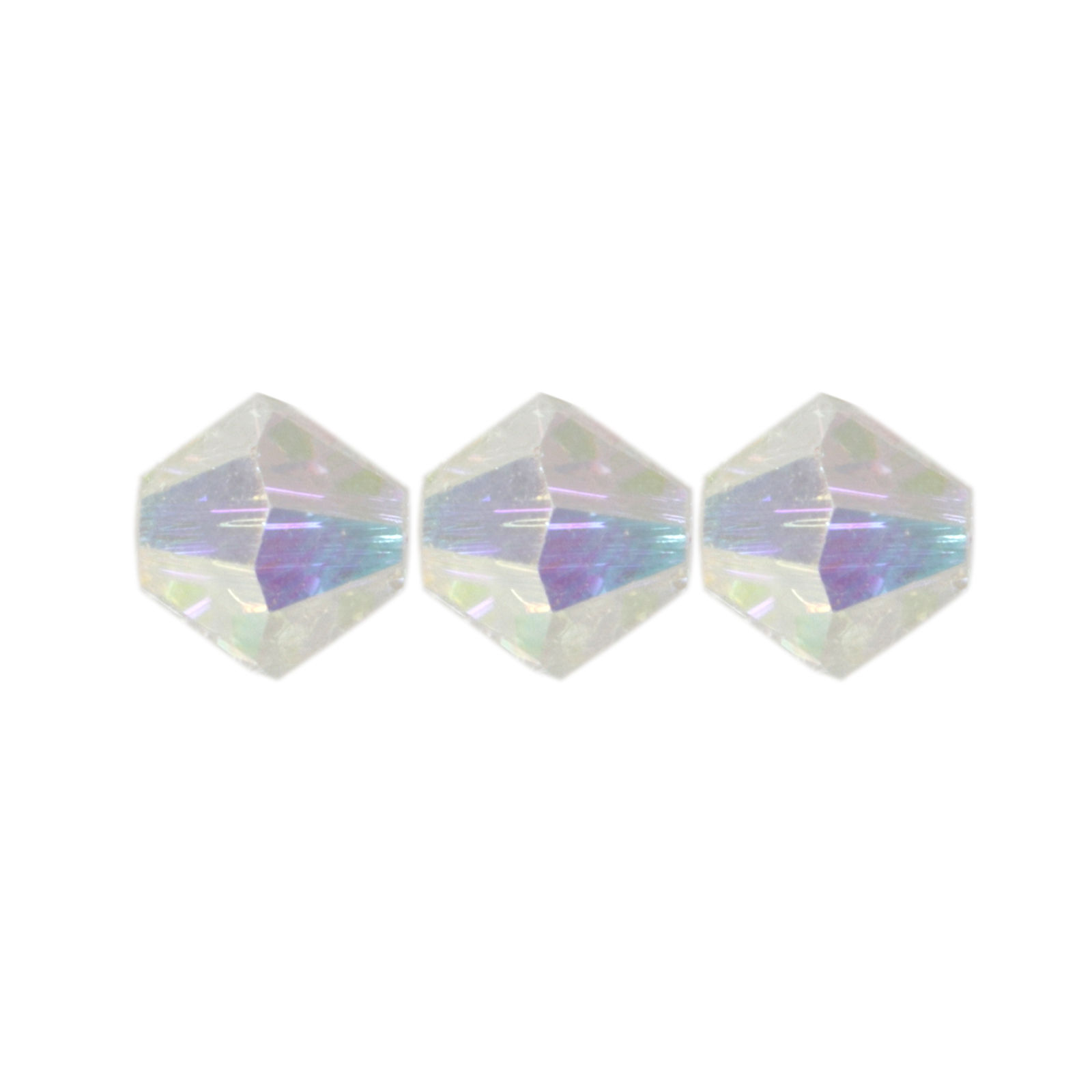 doppelkegel preciosa crystal ab 2x 6mm | 24st