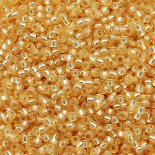 saatperlen toho 15/0 silver lined milky light topaz (2110) | 10gr