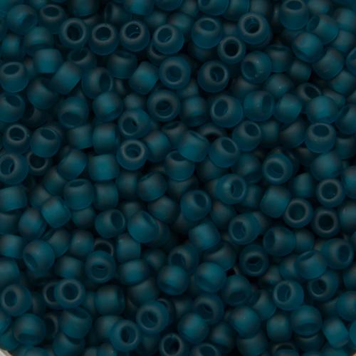 rocaille toho seed beads 8/0 transparent frosted teal (7bdf) | 10gr