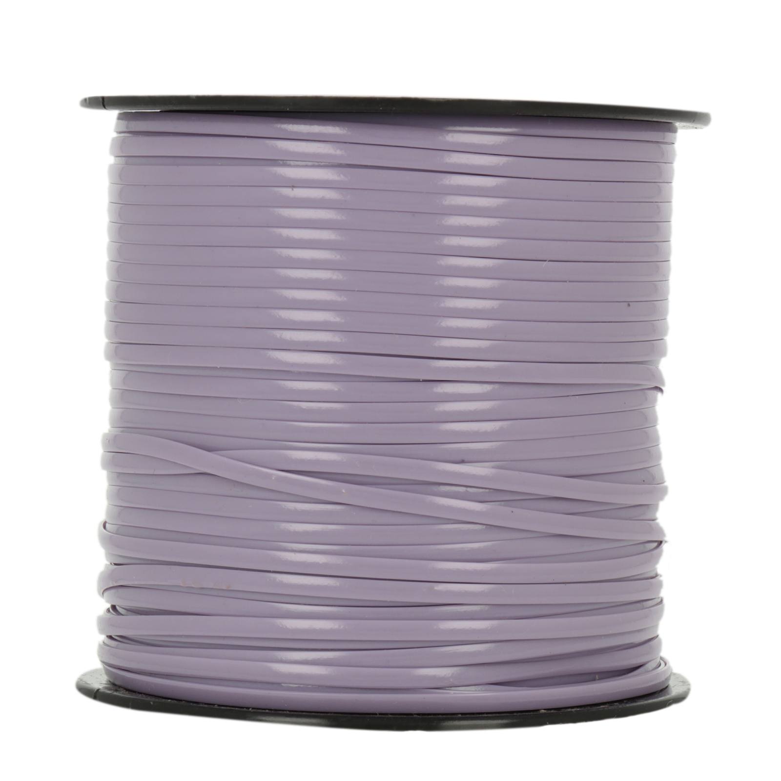 flat plastic lacing - rexlace lavender 2,5mm - 91mt spool | 1pc