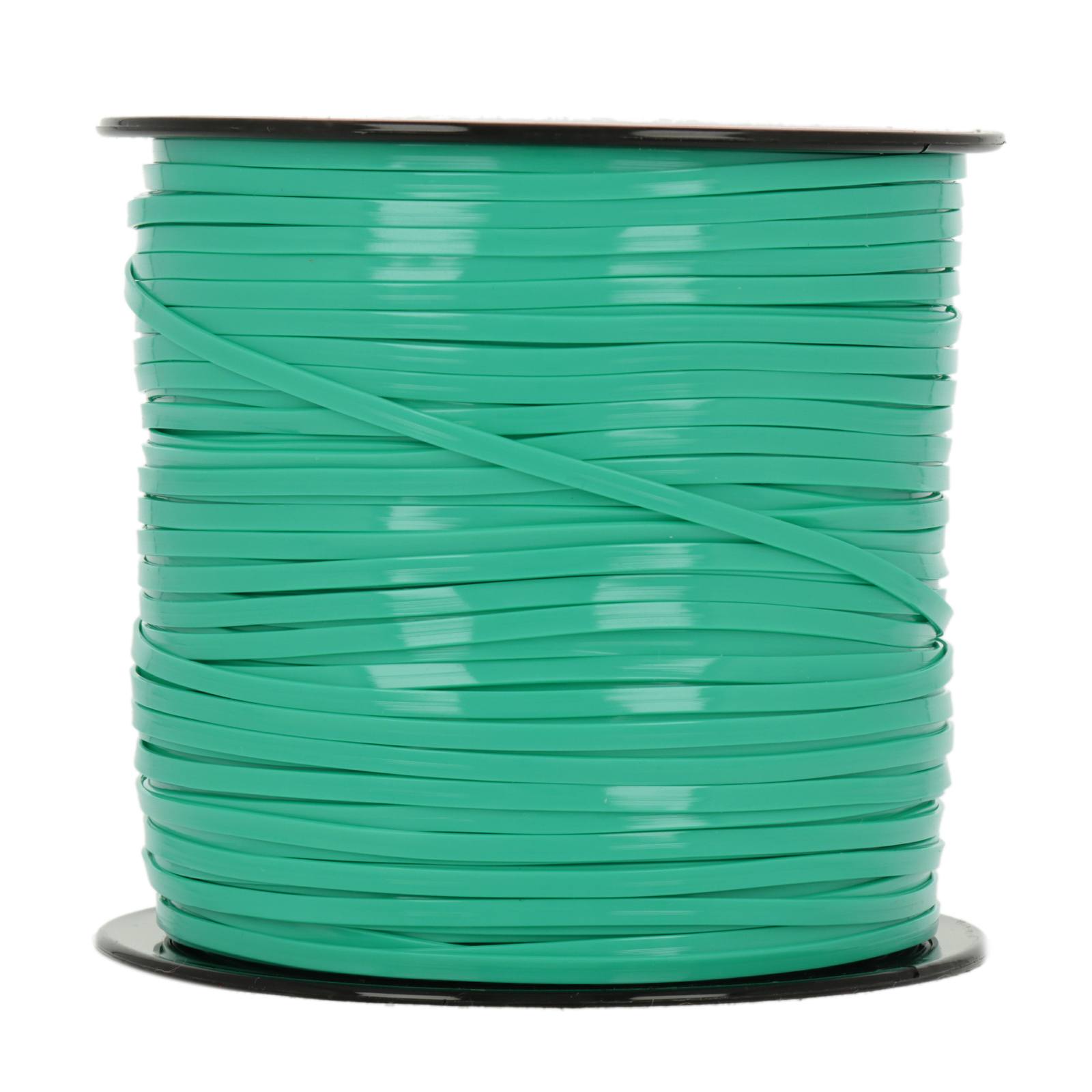 flat plastic lacing - rexlace turquoise 2,5mm - 91mt spool | 1pc