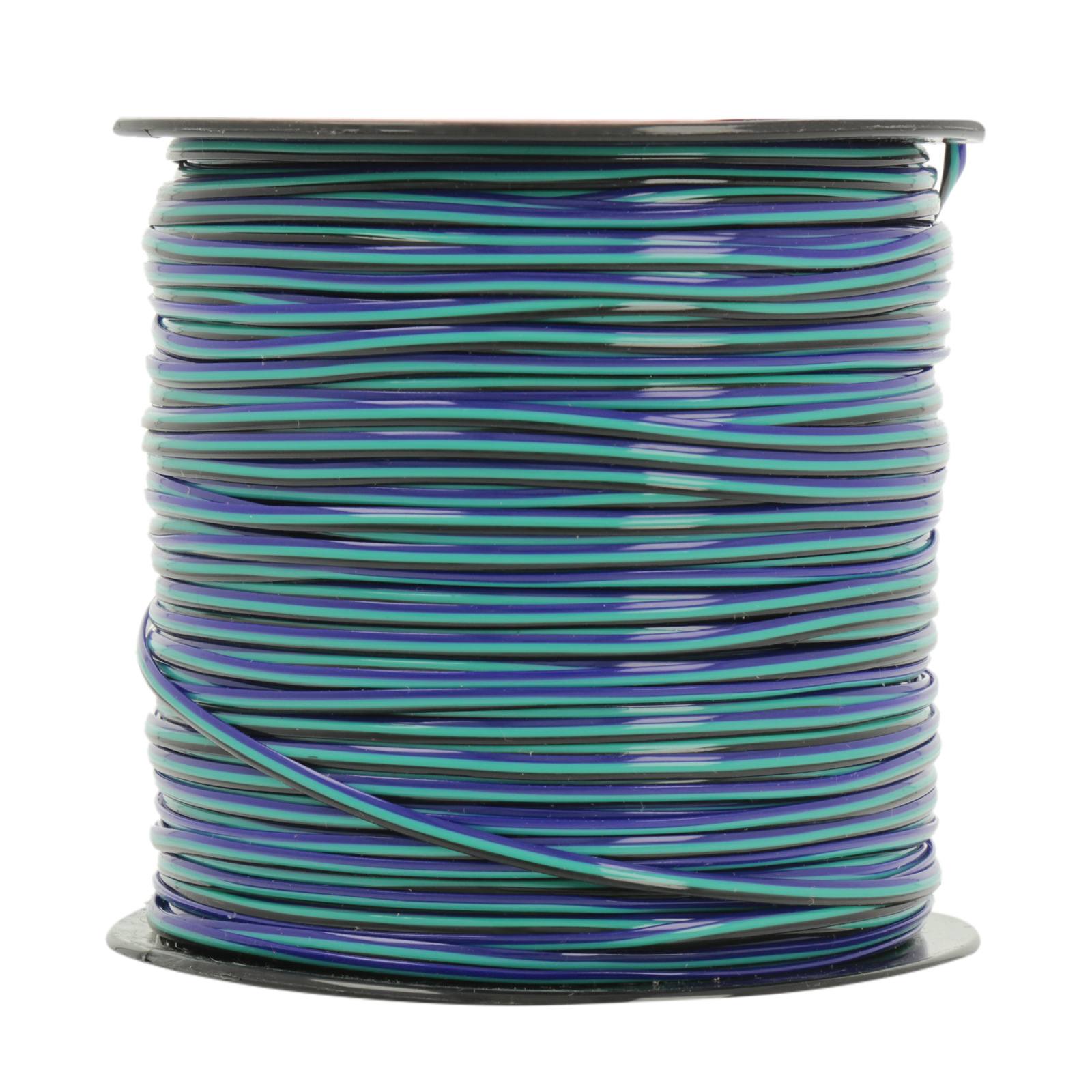 flat plastic lacing - rexlace treslace purple/black 2,5mm - 91mt spool | 1pc