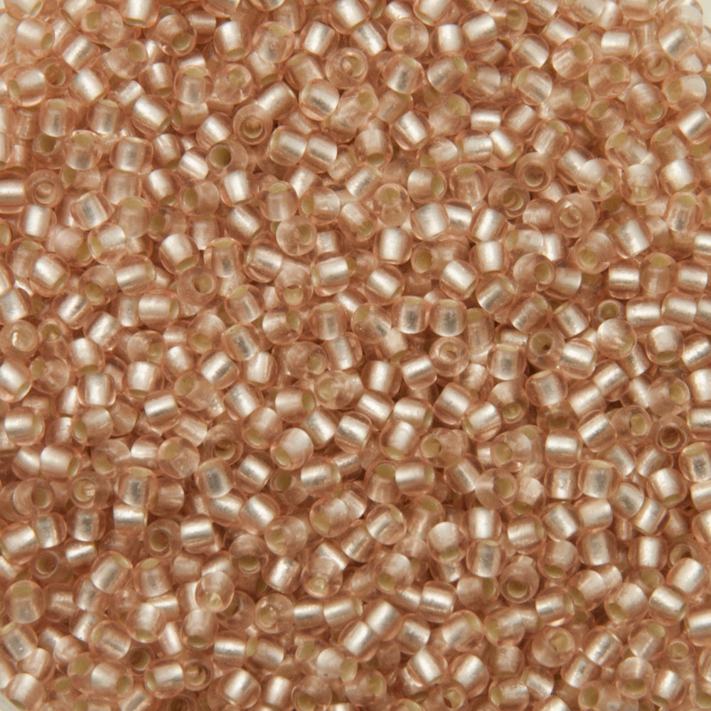 saatperlen toho 11/0 silver-lined frosted rosaline (31f) | 10gr