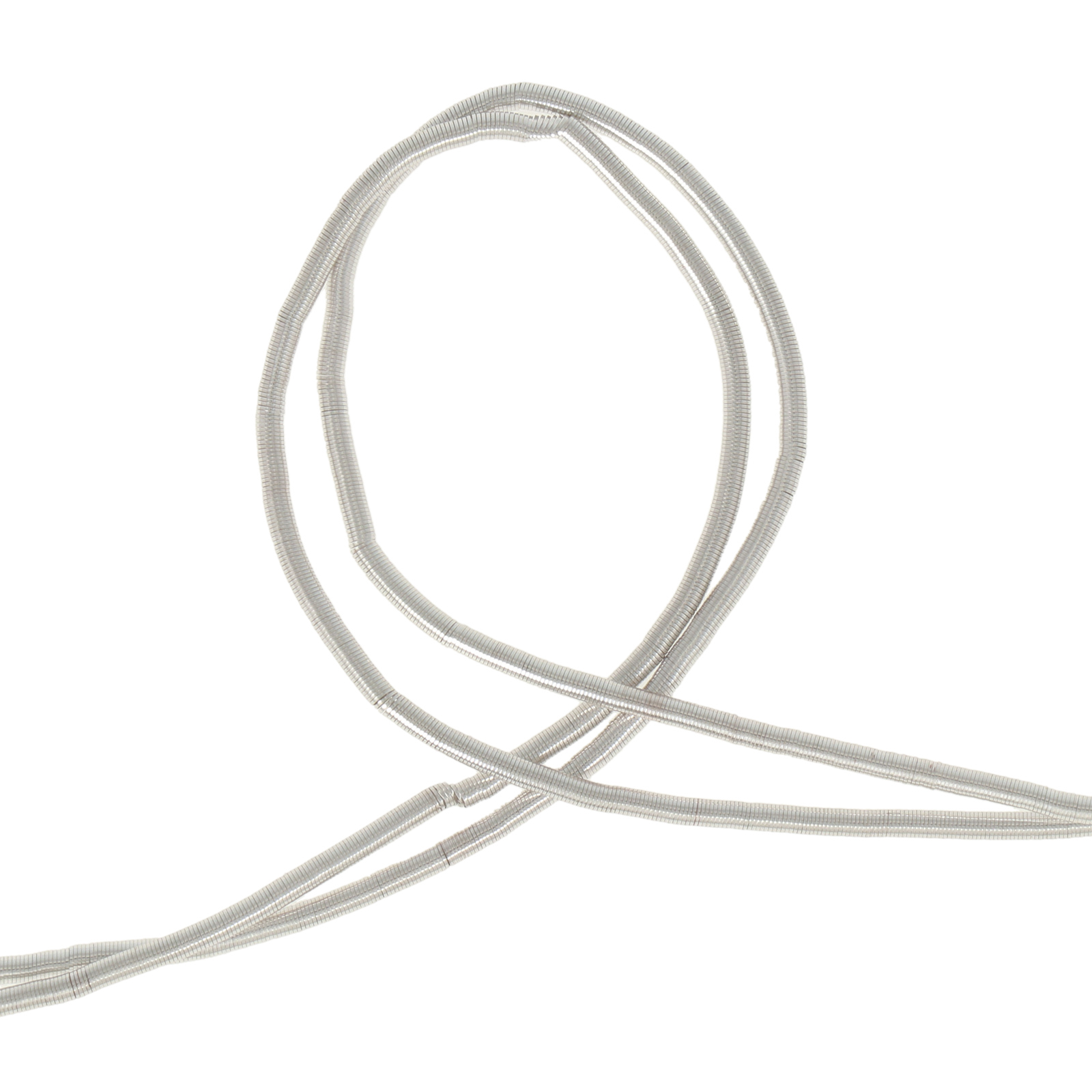 silver plated french wire 1,8mm - 2x35-40cm package | 1pc