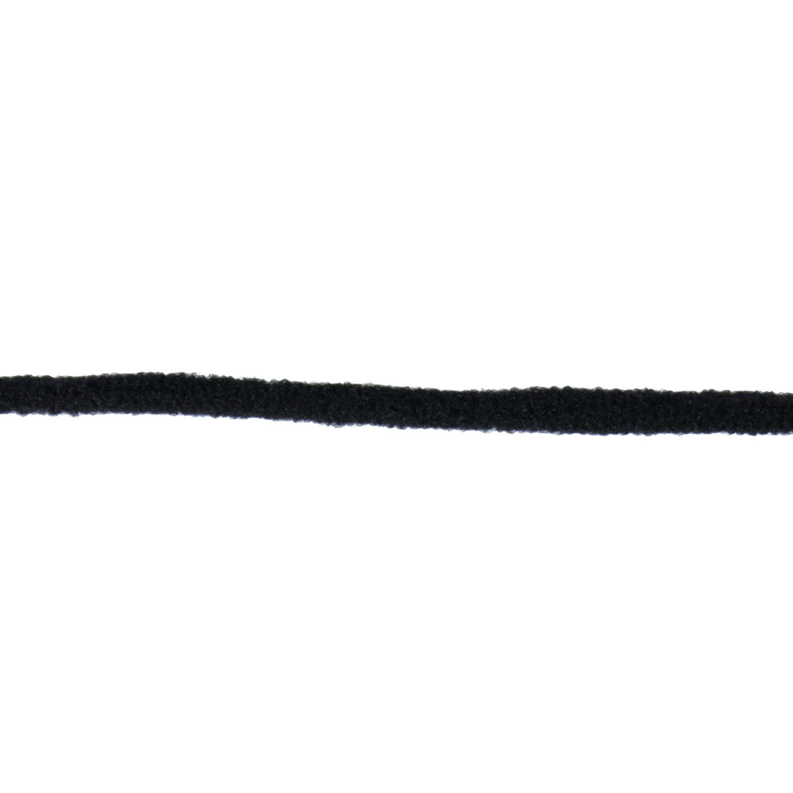 black stretch cord round 3mm | 5mt