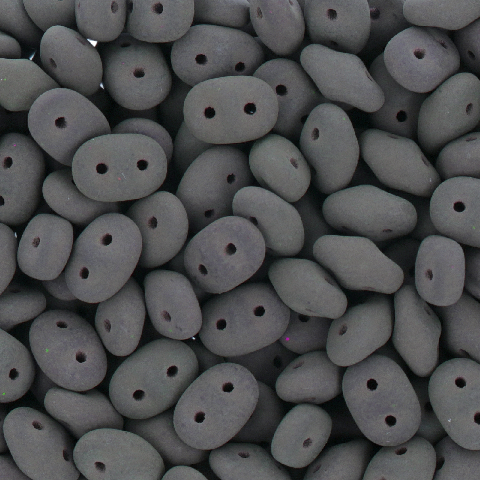 superduo perlen 5x2,5mm matte velvet mushroom | 10gr