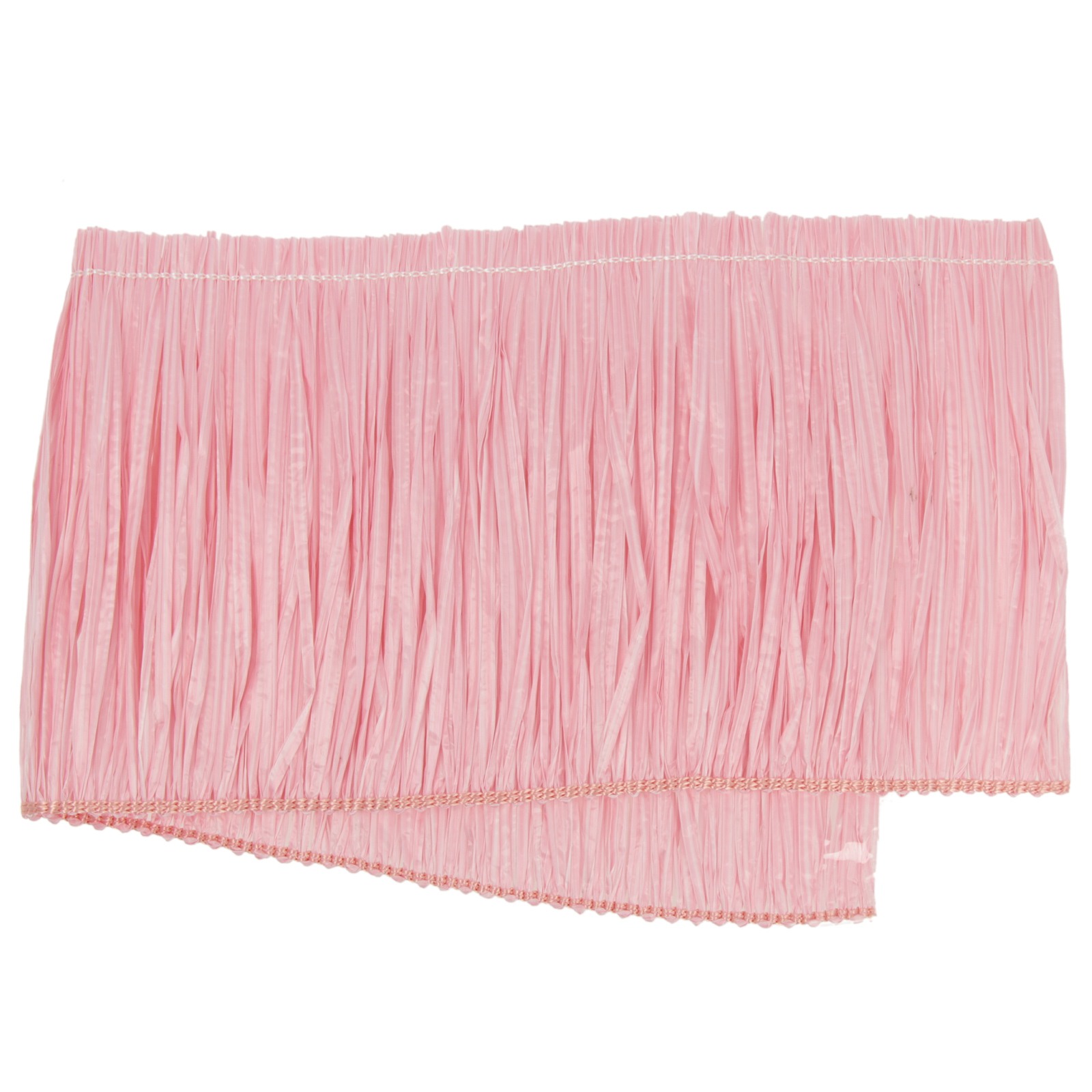raffia fringe for bags - pink - 15 cm | 45cm