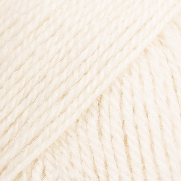 drops flora uni off white (01) - 50gr (210mt) | 1pc