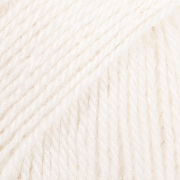 drops flora uni white (02) - 50gr (210mt) | 1pc