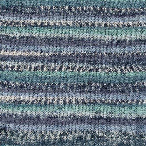 drops fabel print turquoise blue (522) - 50gr (205mt) | 1pc