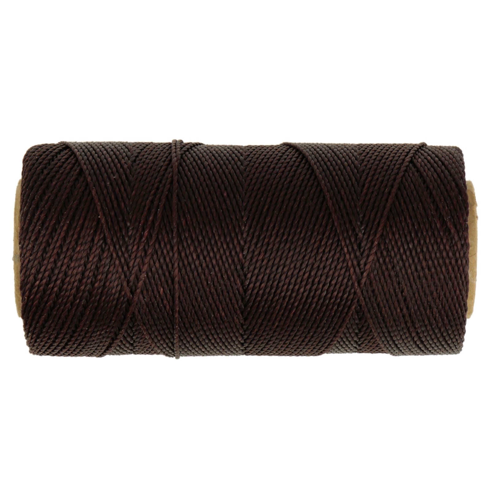 linhasita waxed polyester cord - mahogany (555) 1mm - 100gr spool (aprox. 180mt) | 1pc