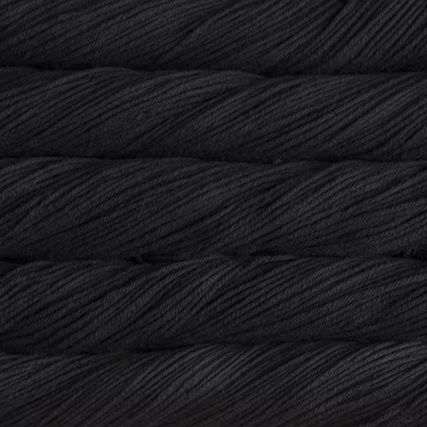 malabrigo rios - black (195) - 100gr (192mt) | 1st