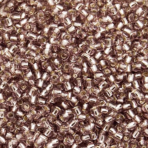 rocaille toho seed beads 11/0 - silver-lined light amethist (26) | 10gr