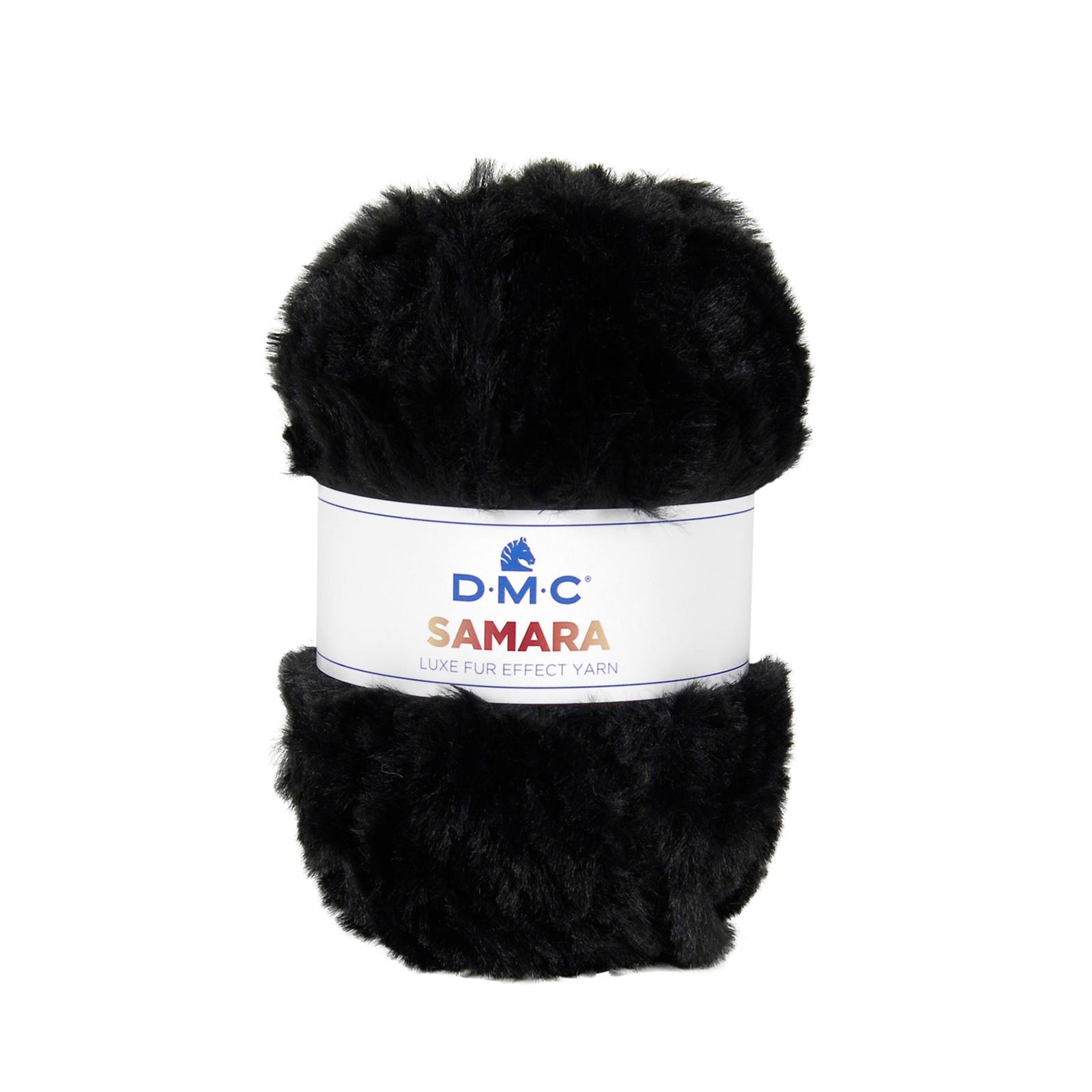 dmc samara - noir (401) - 100gr (66mt) | 1pc