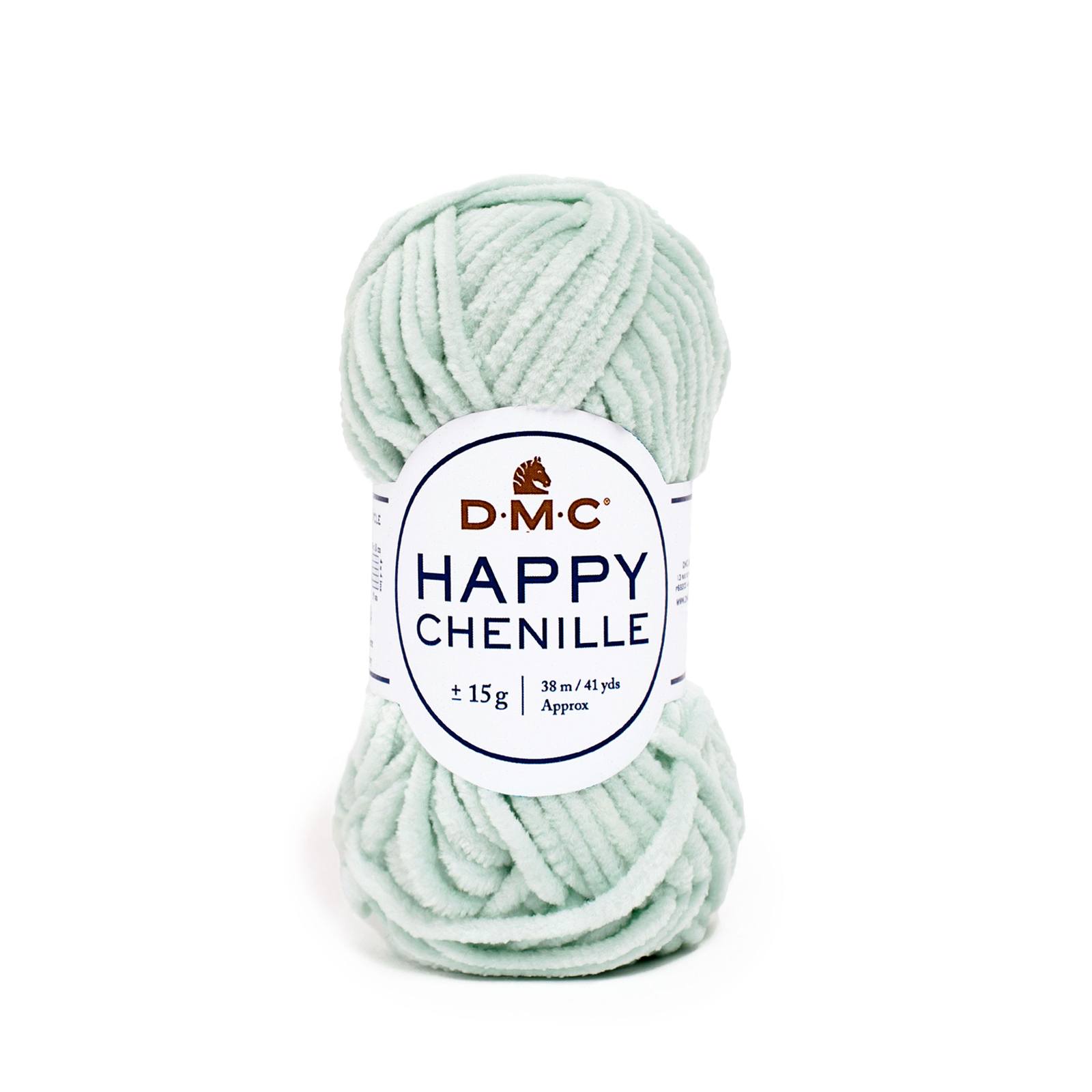happy chenille dmc - mint (16) - 15gr (38mt) | 1pc