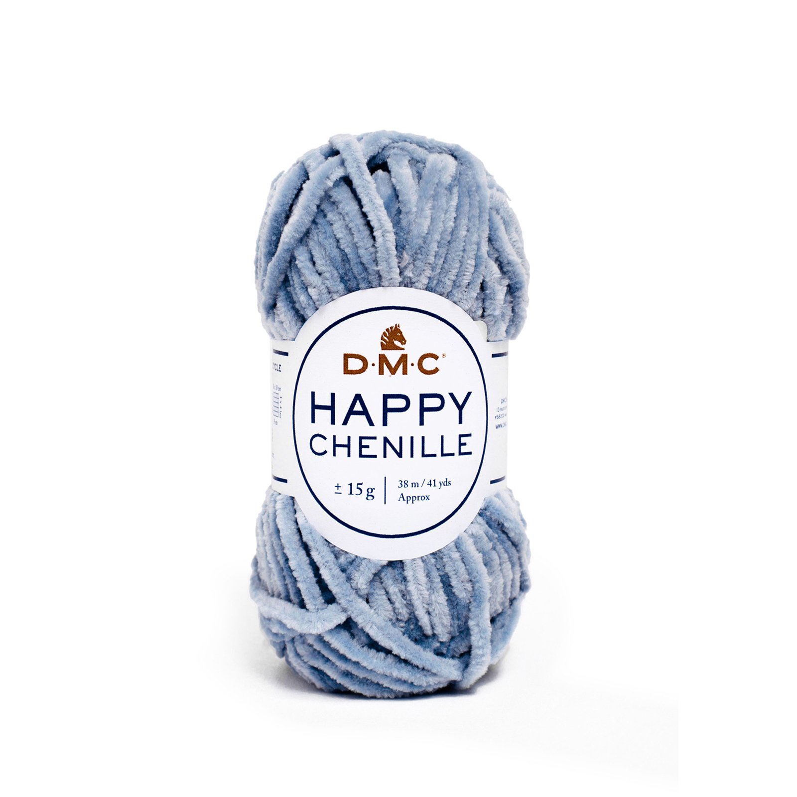 happy chenille dmc - denim (18) - 15gr (38mt) | 1pc