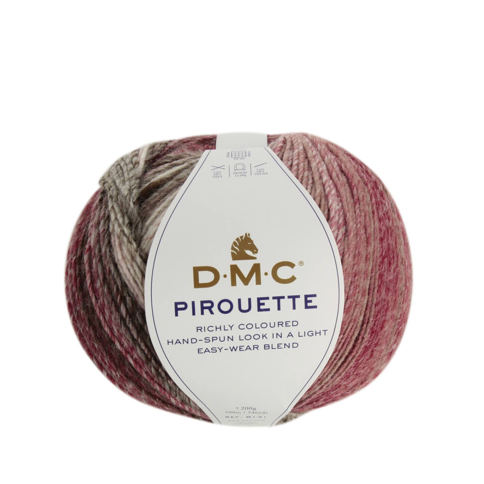 dmc pirouette - rot/beige (497) - 200gr (500mt) | 1st