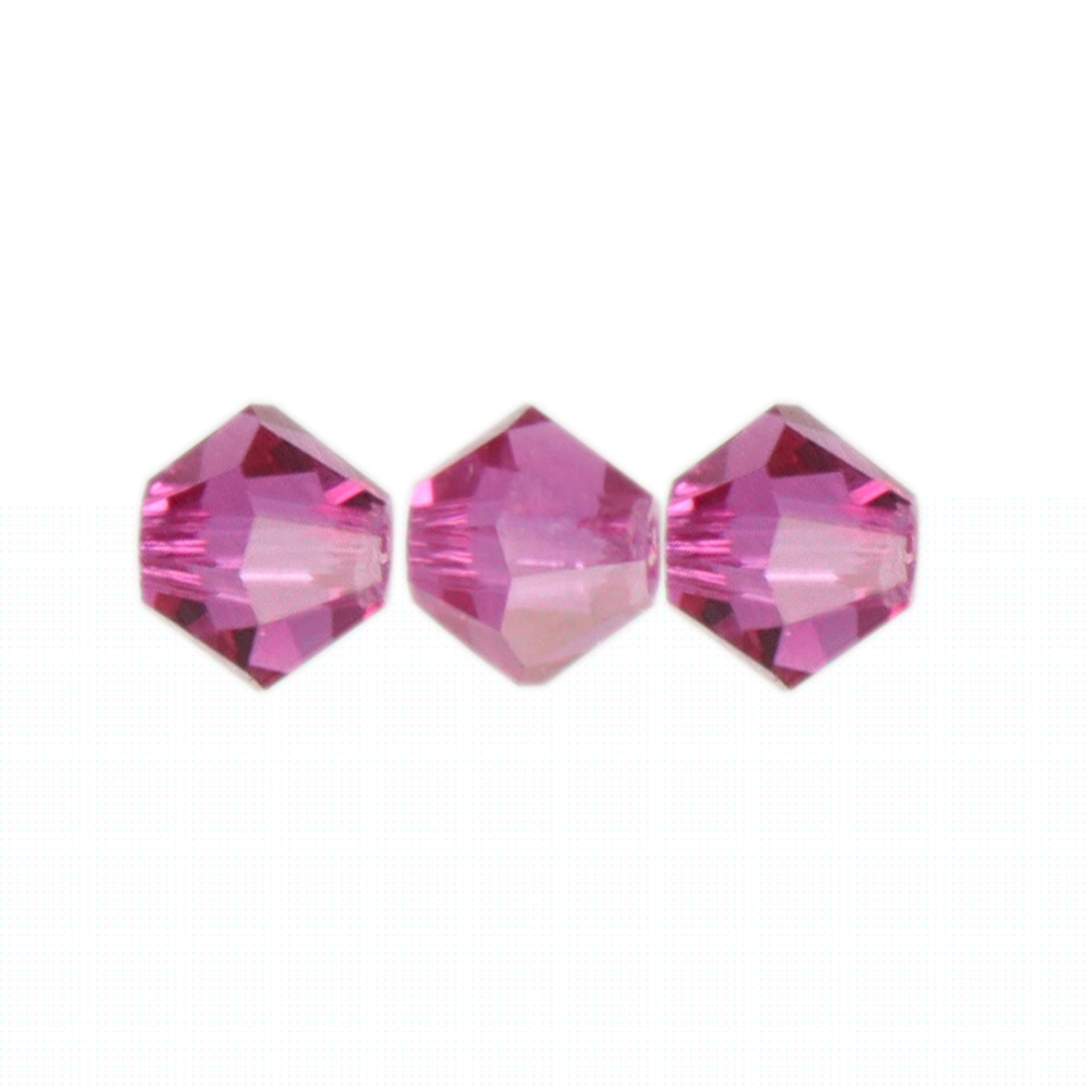 bicone preciosa fuchsia 4mm | 40pc
