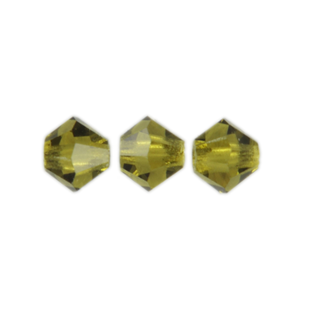 bicone preciosa olivine 4mm | 40pc