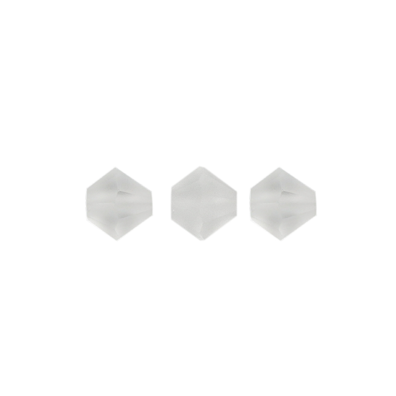 doppelkegel preciosa matte crystal 4mm | 40st