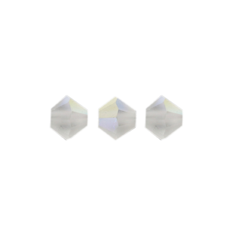 doppelkegel preciosa matte crystal ab 4mm | 40st