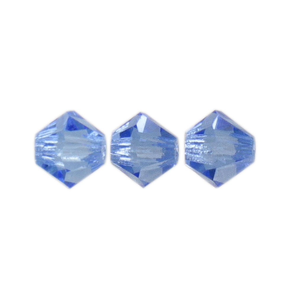 doppelkegel preciosa sapphire 4mm | 40st