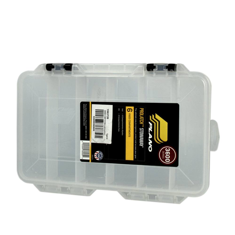 plano organizer plastic box 6 compartments - 27,5x18,5x4cm | 1pc