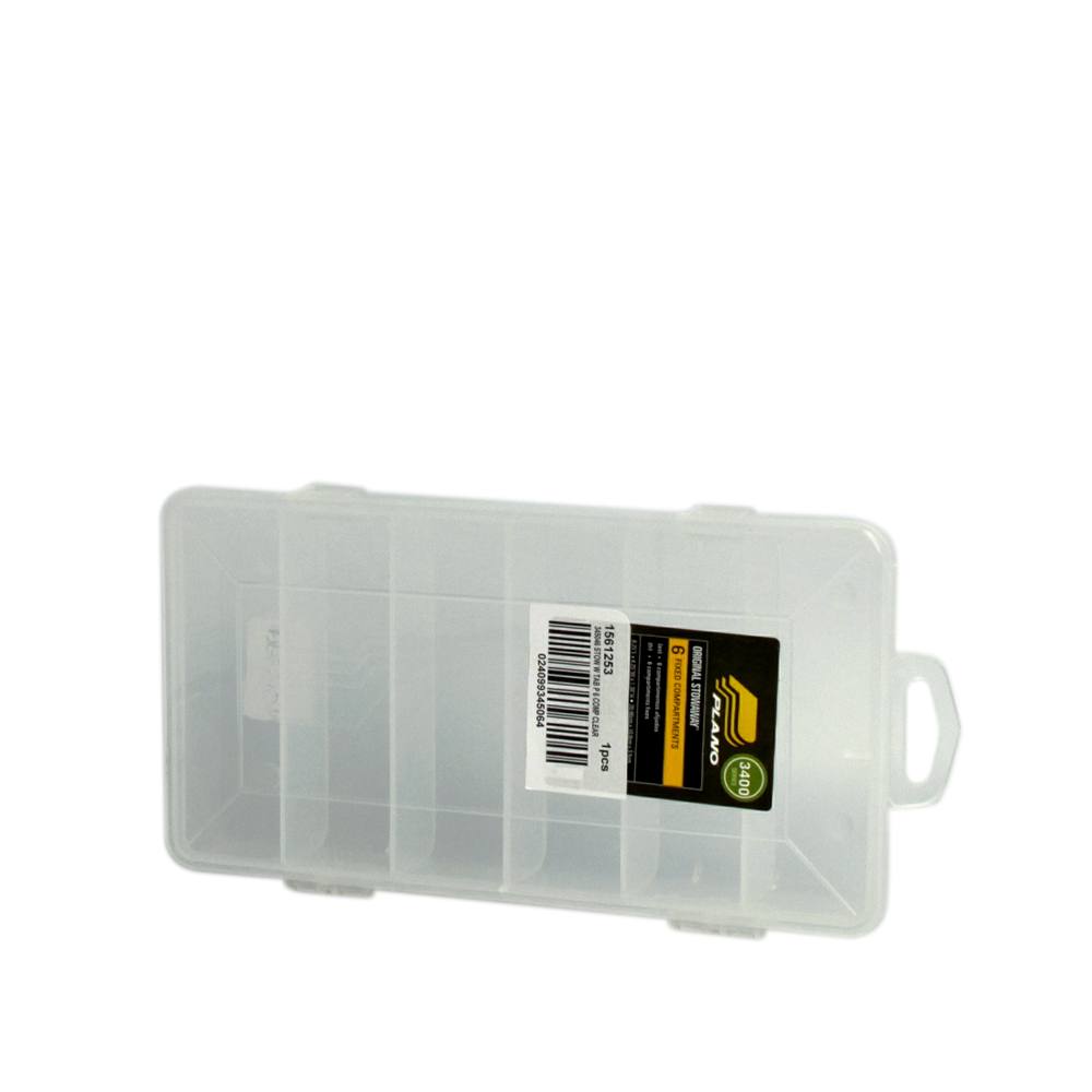 plano organizer plastic box 6 compartments - 21x11x3,5cm | 1pc
