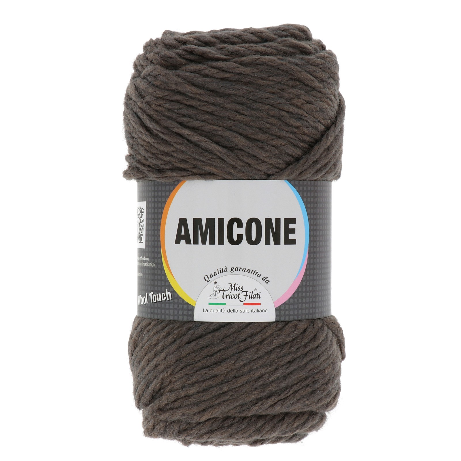miss tricot filati amicone grey (115) - 100gr (100mt) | 1pc