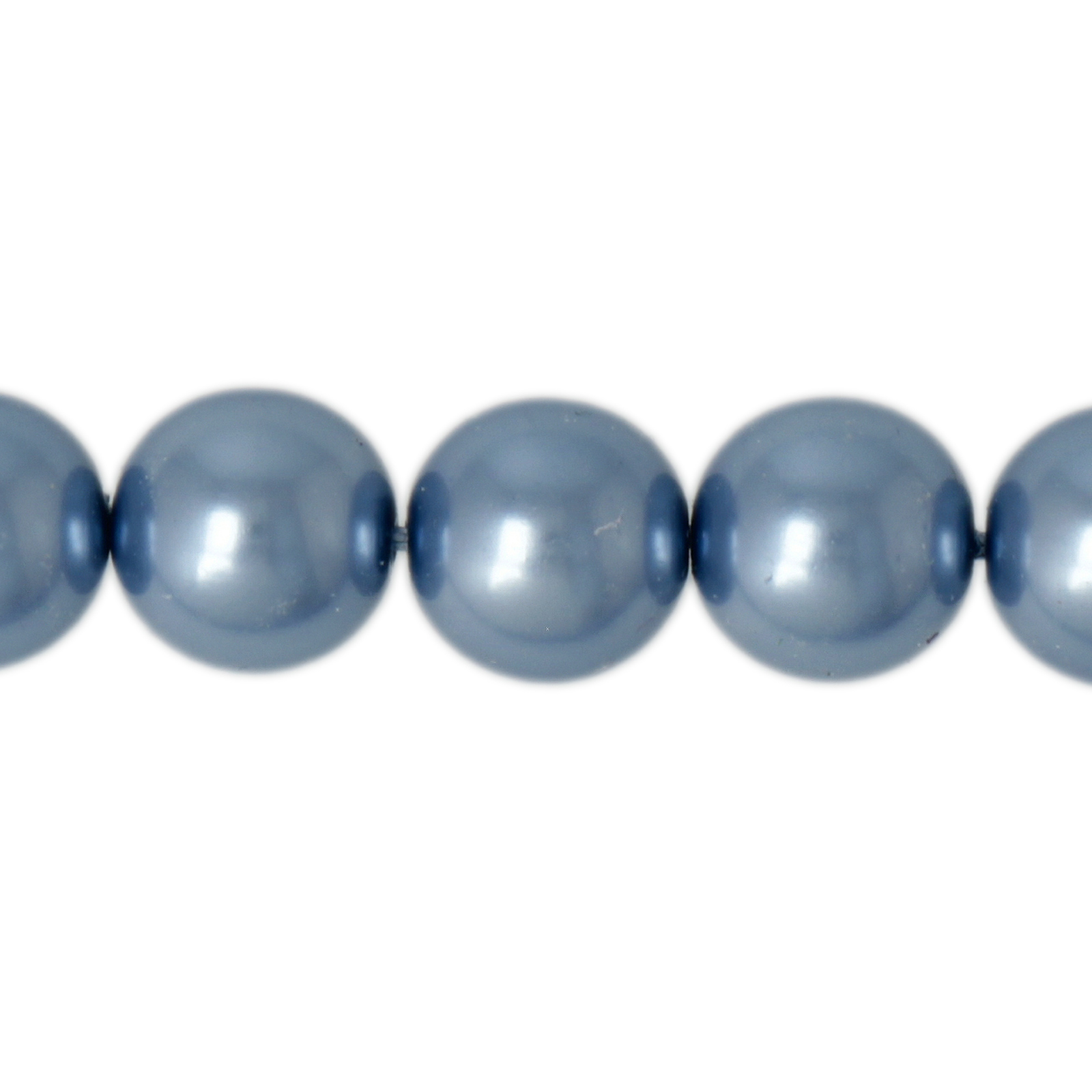 czech glass pearl beads - sapphire round 10mm | 25pc