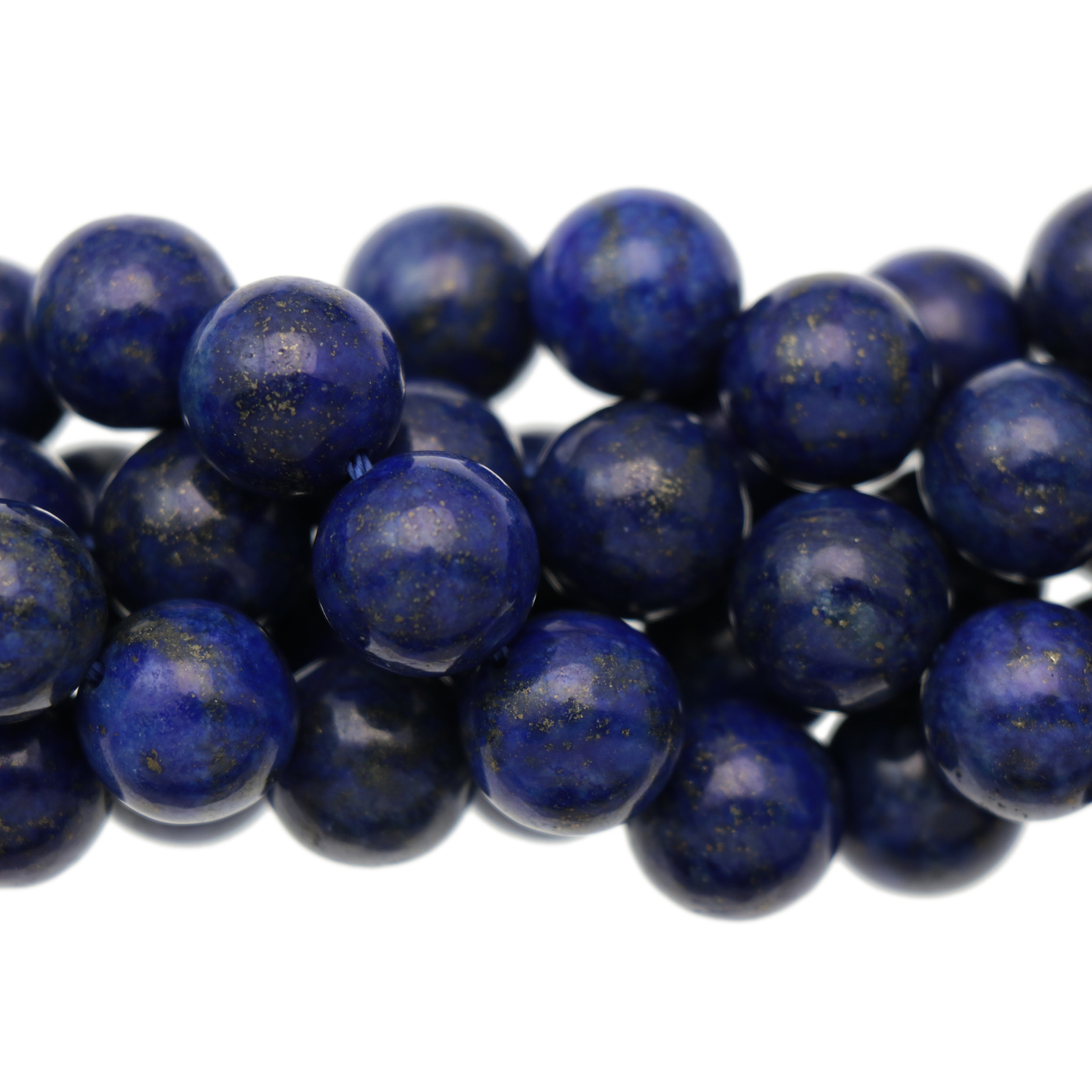 lapis lazuli dyed glatt runde 10mm | strang 38/40cm