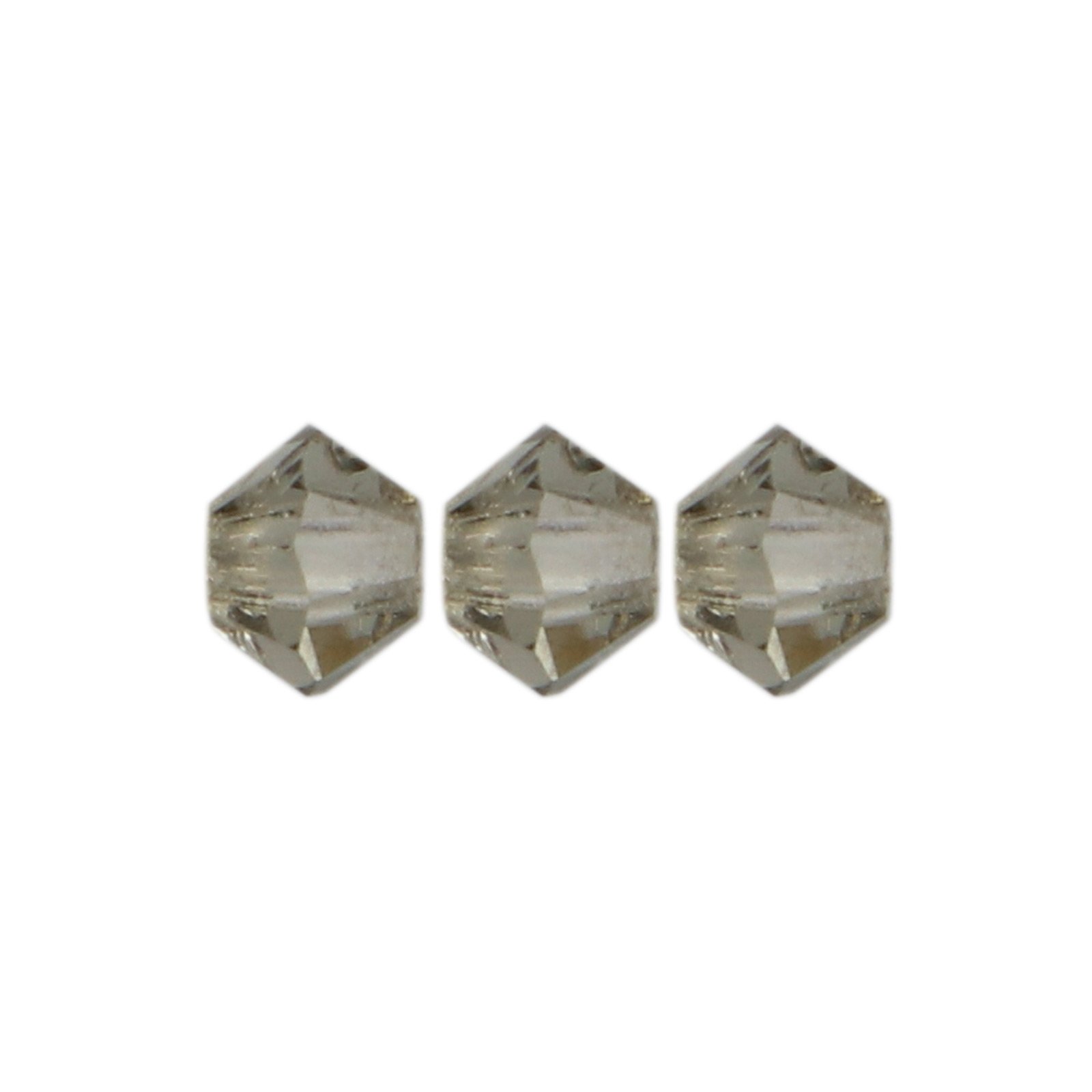 doppelkegel preciosa black diamond 3mm | 40st