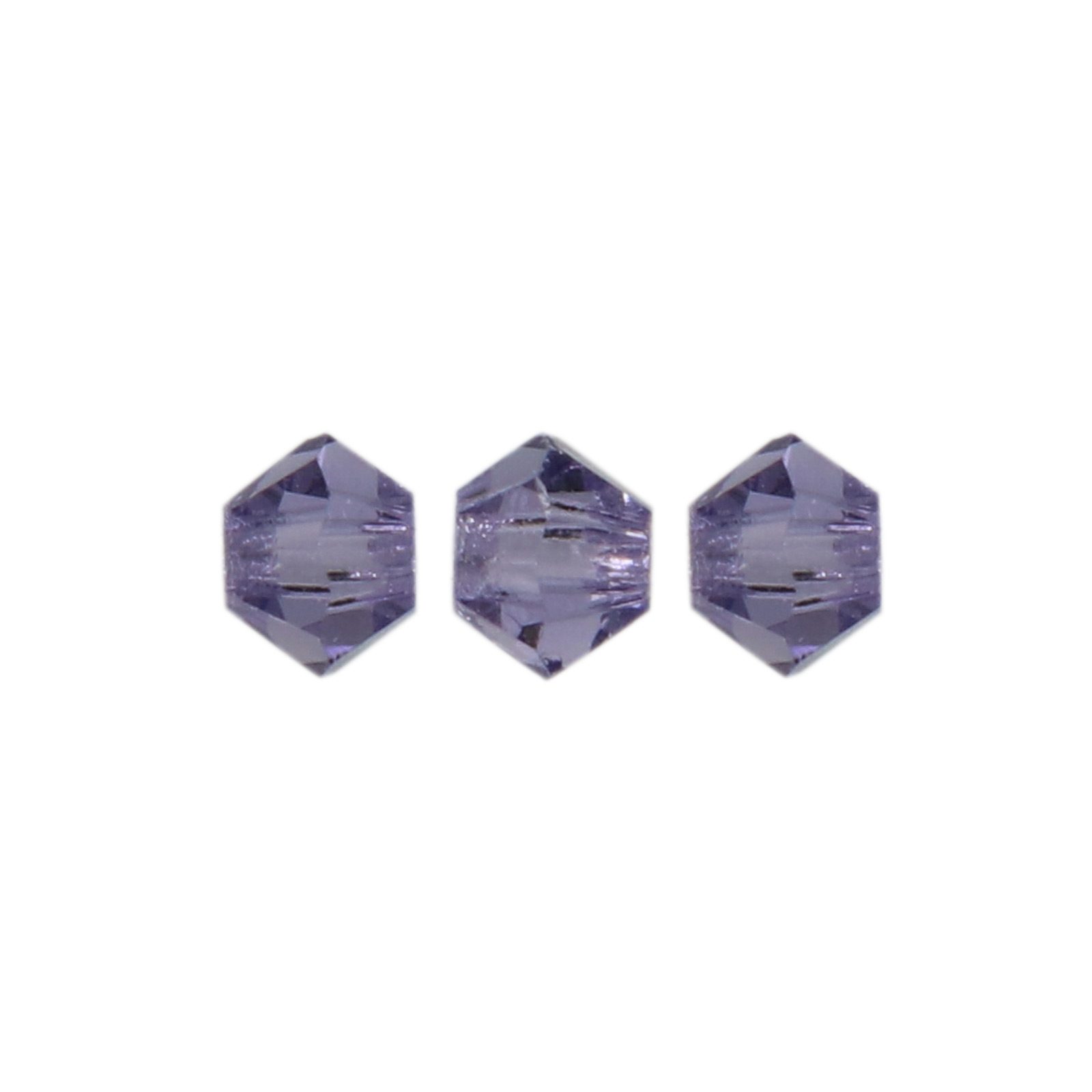 bicone preciosa tanzanite 3mm | 40pc