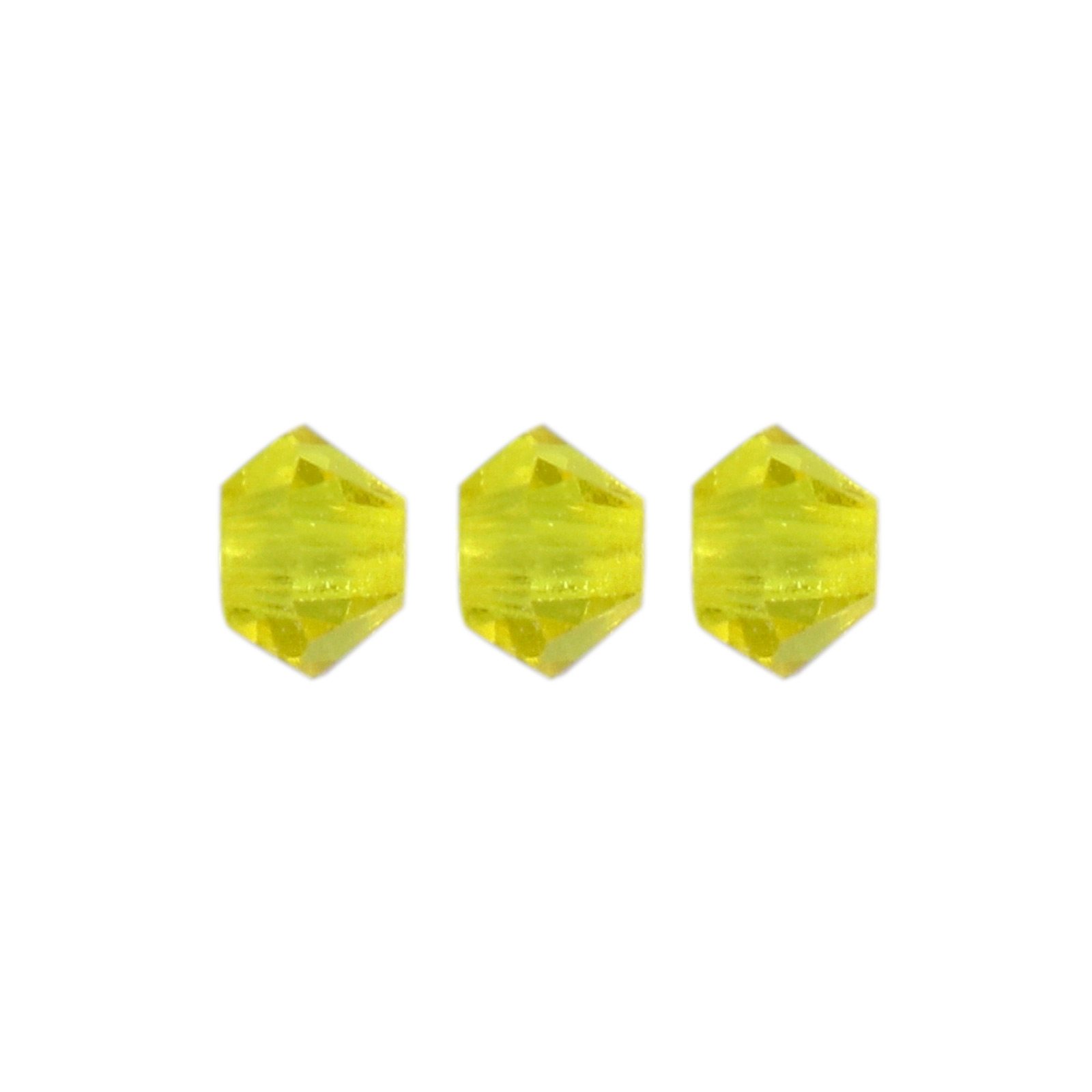 bicone preciosa citrine 3mm | 40pc