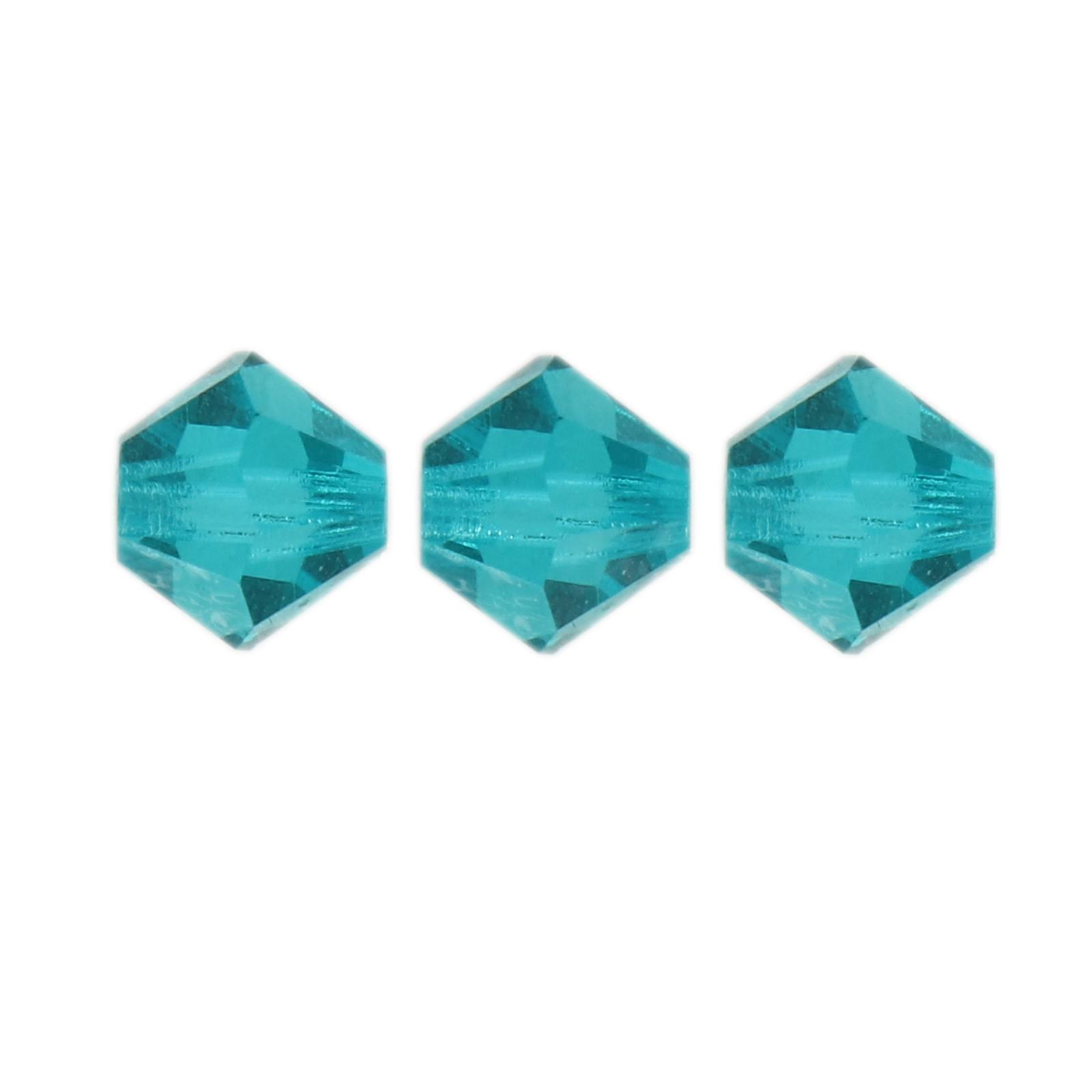 bicone preciosa blue zircon 6mm | 24pc