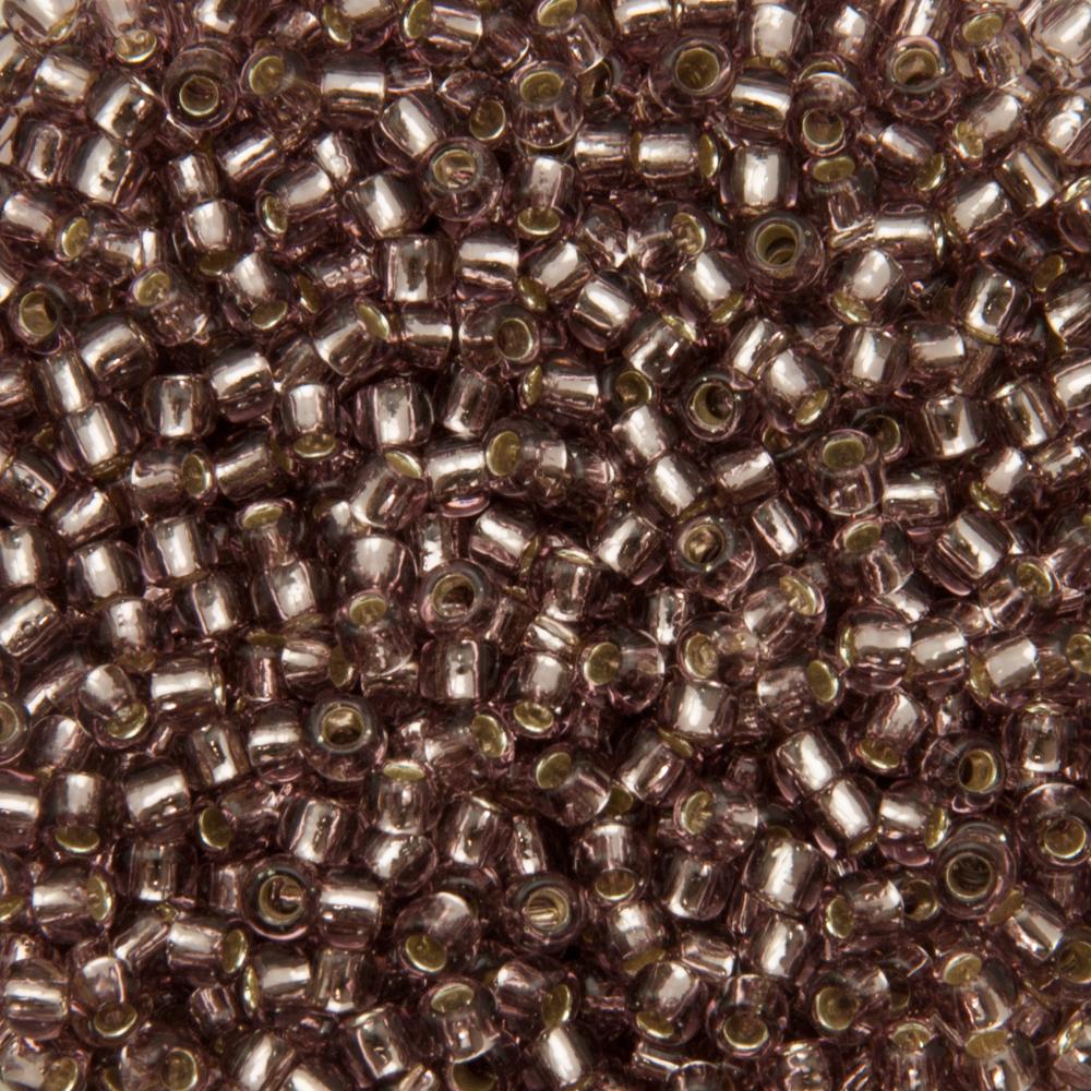 rocaille toho seed beads 8/0 silver-lined light amethyst (26) | 10gr
