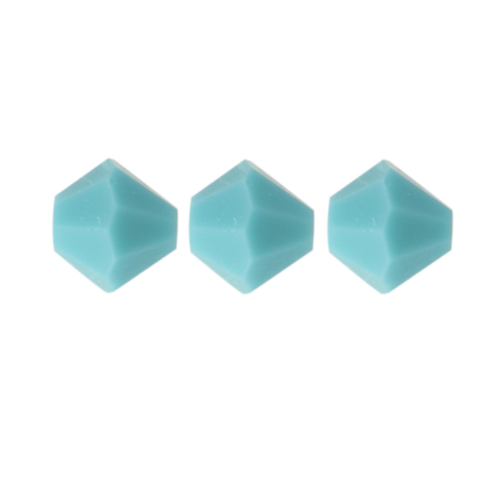 doppelkegel preciosa turquoise 6mm | 24st