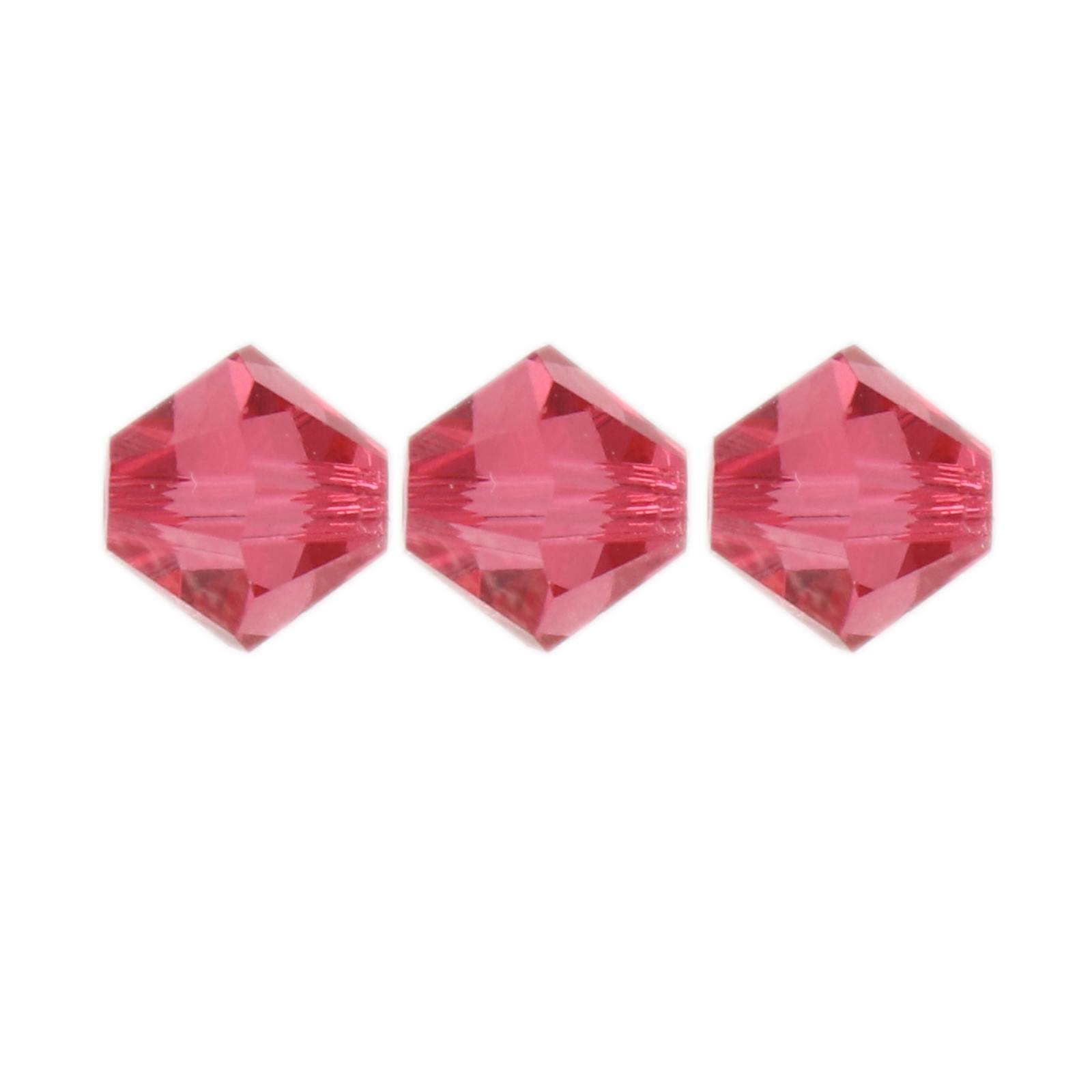 doppelkegel preciosa indian pink 6mm | 24st