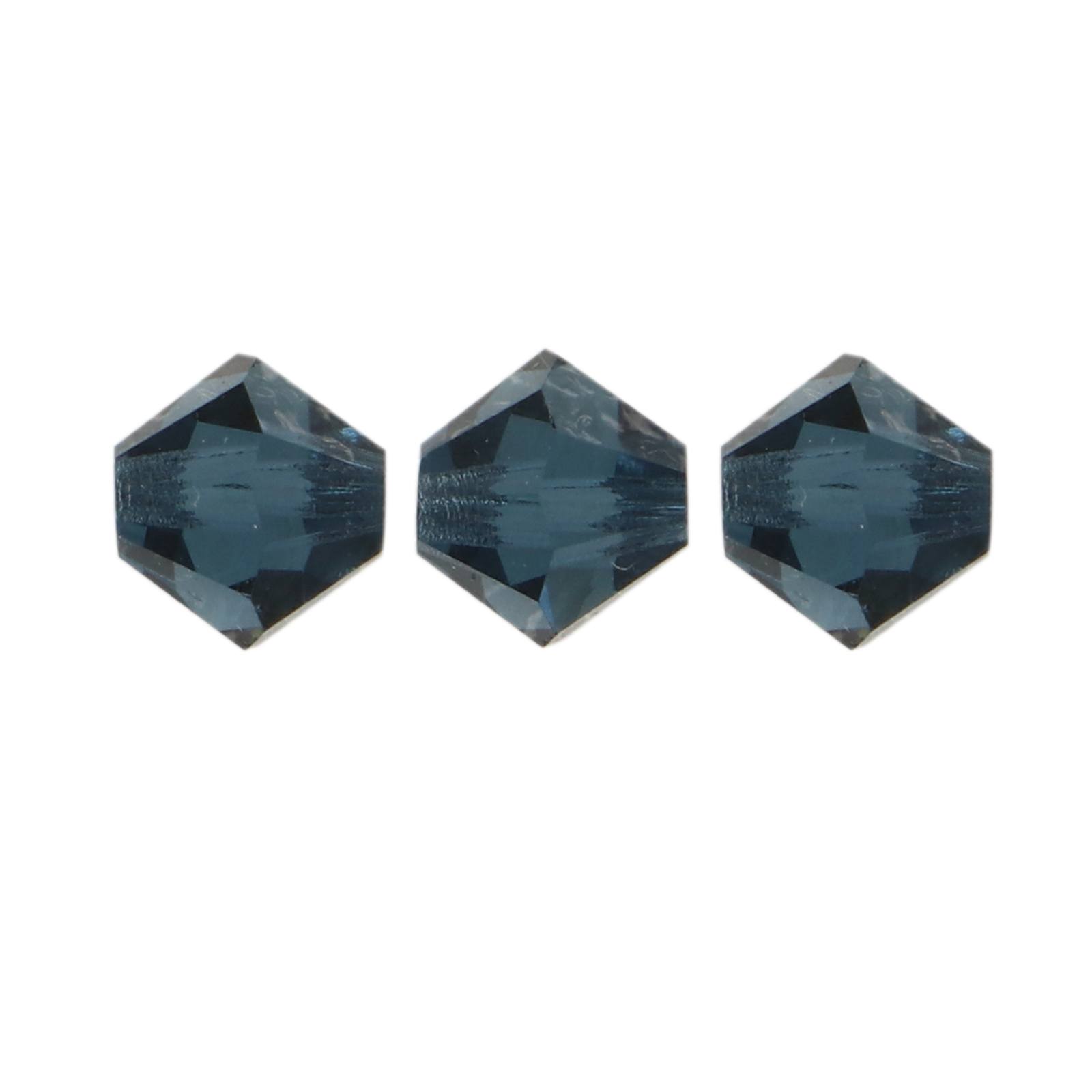 bicone preciosa montana 6mm | 24pc