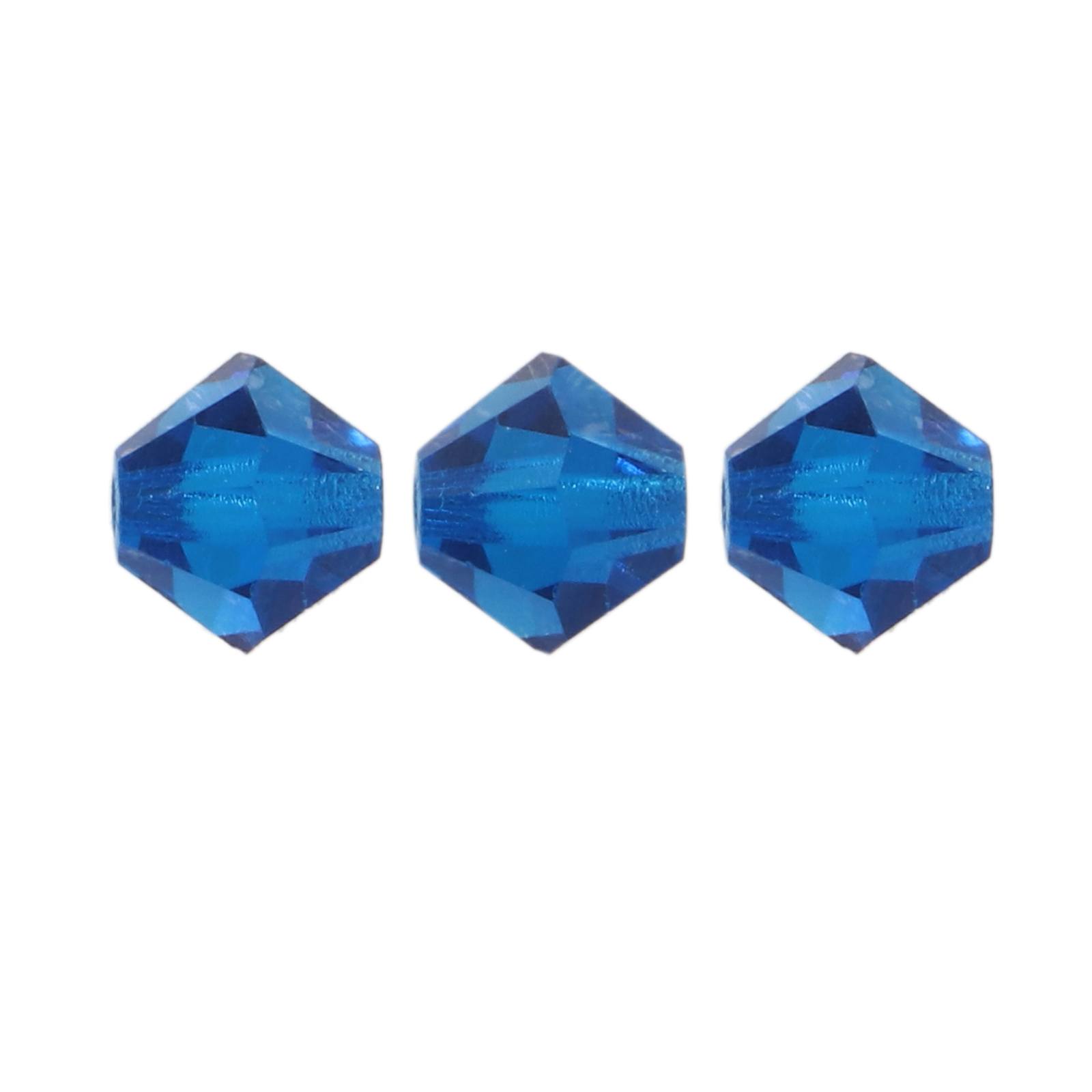 bicone preciosa capri blue 6mm | 24pc