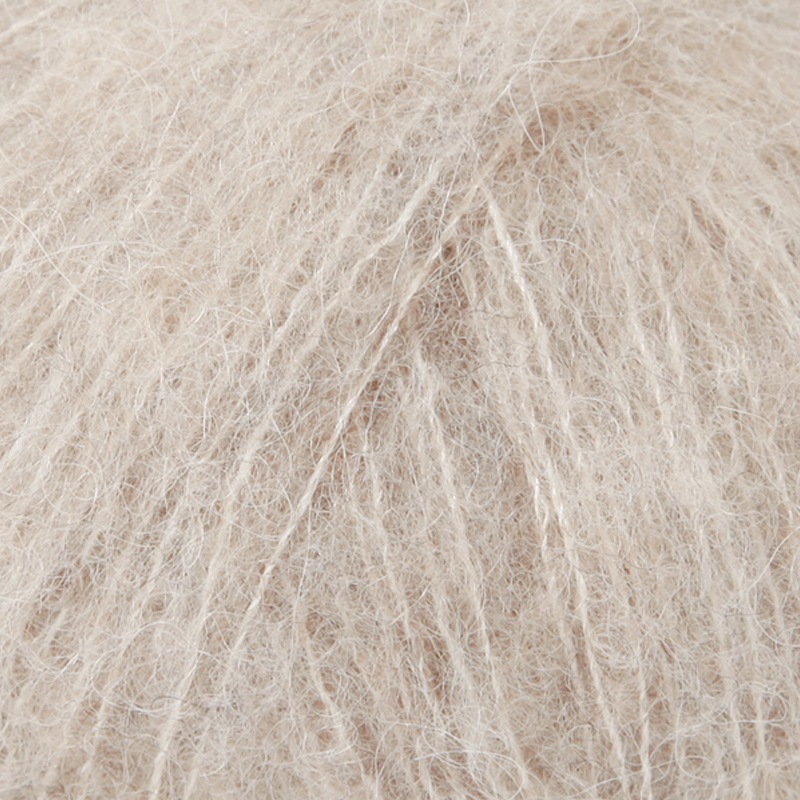drops brushed alpaca silk uni light beige (04) - 25gr (140mt) | 1pc