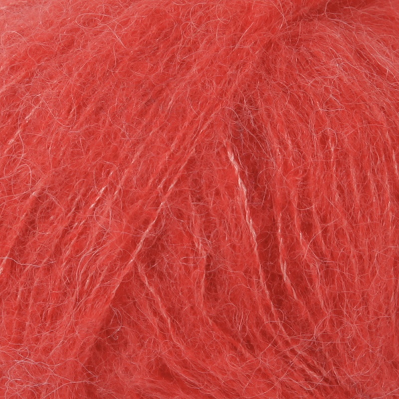 drops brushed alpaca silk uni coral (06) - 25gr (140mt) | 1pc