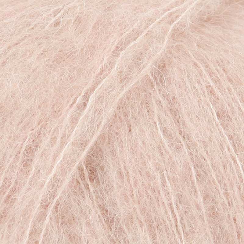 drops brushed alpaca silk uni pink sand (20) - 25gr (140mt) | 1pc