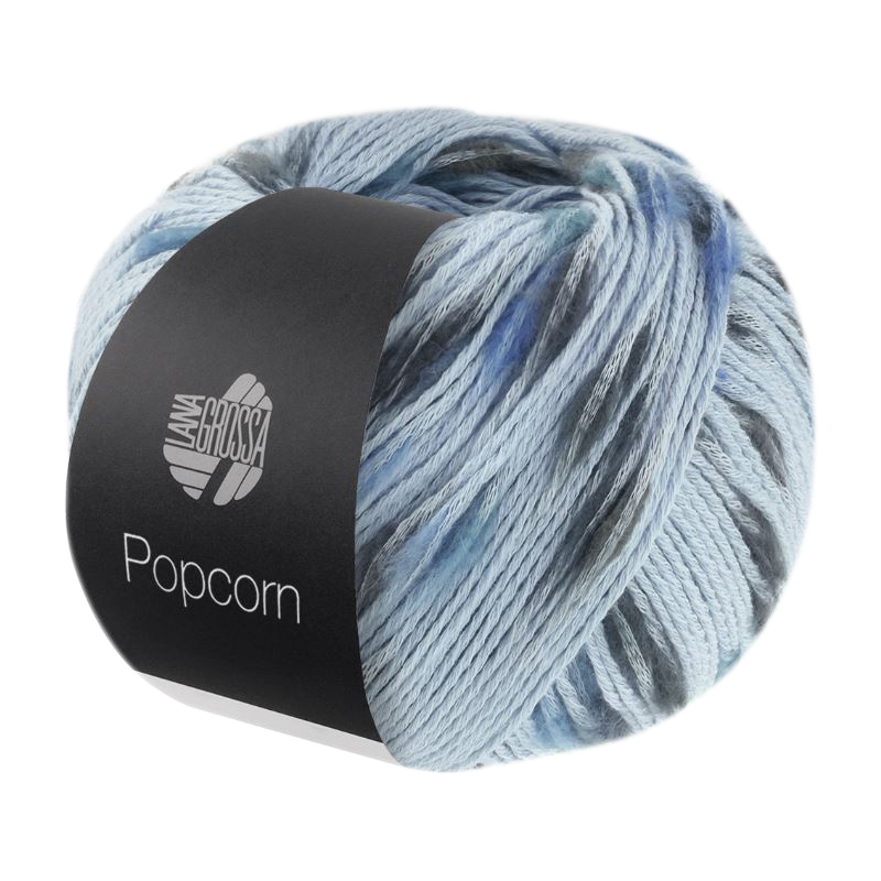 popcorn lana grossa - light blue/teal/gray (006) - 50gr (125mt) | 1pc